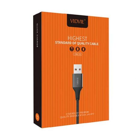 Vidvie Ultra Strong Nylon USB Blitzkabel Vidvie Ladegeräte - Batterien externe - Kabel iPhone X - 2