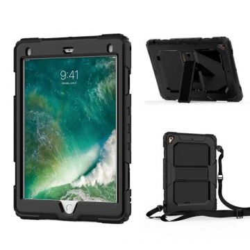 Achat Coque Renforcée Incassable Shock Proof iPad Pro 10.5" noire multi-positions COQIP-041