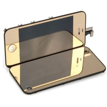 Achat Face arrière de remplacement iPhone 4S miroir Or IPH4S-209X