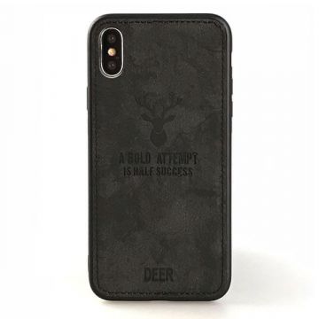 Achat Coque iPhone XS Max "Deer" effet cuir MC-COQUEDEDER-XSMAX