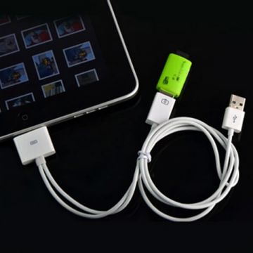 5 in 1 SD micro SD Karte USB Leser Kamera Anschlusskit + AV Ausgang iPad 1 & 2