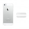 White Bottom and Top Glass Back Cover iPhone 5