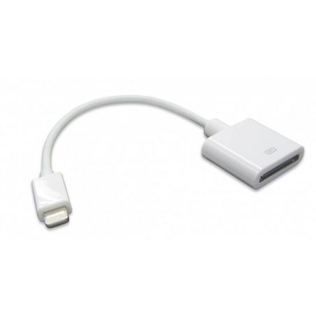 Achat Cable Adaptateur Lightning 30 pin vers 8 pin blanc iPhone 5 - iPad Mini- Touch 5 CHA00-073