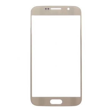 Gold Glass + Stickers for Galaxy S6  Screens - Spare parts Galaxy S6 - 1