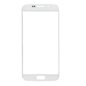 White glass for Galaxy S6 Edge  Screens - Spare parts Galaxy S6 Edge - 1