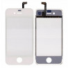 Vitre tactile et châssis pour iPhone 4 blanc