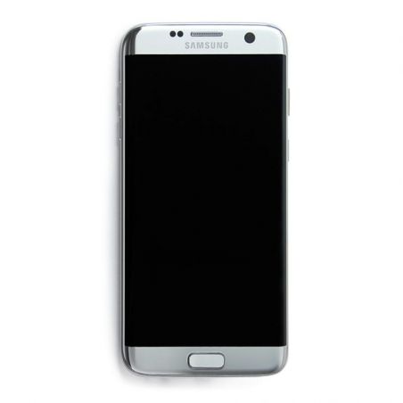 Full silver screen (Official) for Galaxy S7 Edge  Screens - Spare parts Galaxy S7 Edge - 1