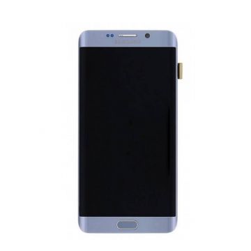 Full Silver Screen (LCD + Touch + Chassis) (Official) for Galaxy S6 Edge Plus  Screens - Spare parts Galaxy S6 Edge Plus - 1