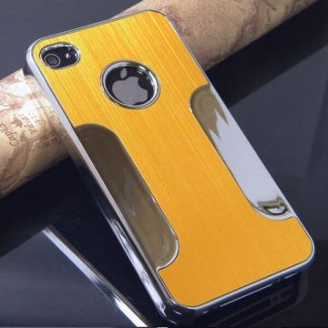 Achat Coque rigide aluminium brossé iPhone 4 4S