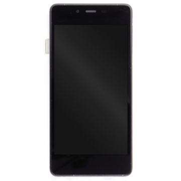 Vollbild Schwarz & Blau (LCD + Touch + Frame) (offiziell) - Wiko Highway Pure  Wiko Highway Pure - 3