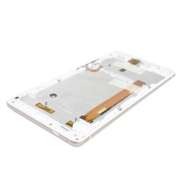 Achat Ecran complet assemblé (LCD + Tactile + Châssis) Or et Blanc (Officiel) - Wiko Fever 4G SO-9660