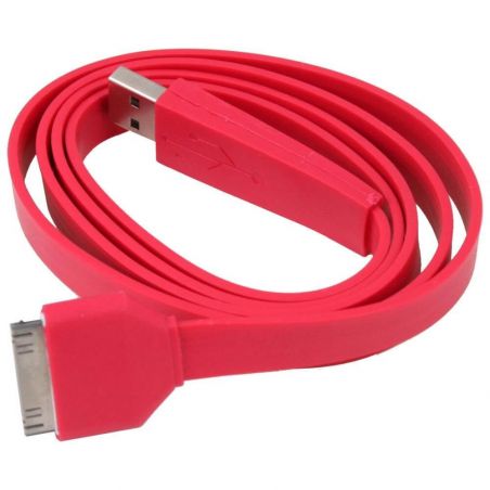 Flat Resistant USB Colored Cable for iPhone and iPod