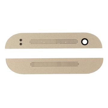 Plastic front cover lower / upper Gold - HTC One Mini 2  HTC One Mini 2 - 1