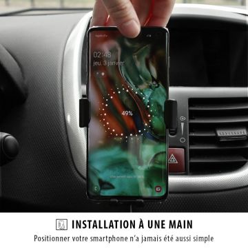 Achat Support voiture et Chargeur sans fil QI CW17