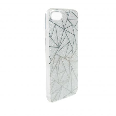 Achat Coque TPU paillettes et formes géométriques iPhone 8 / iPhone 7/SE 2