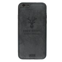 Deer" shell with iPhone 6 Plus / 6S Plus leather effect