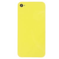 Achat Face arrière de remplacement jaune pour iPhone 4S IPH4S-085X