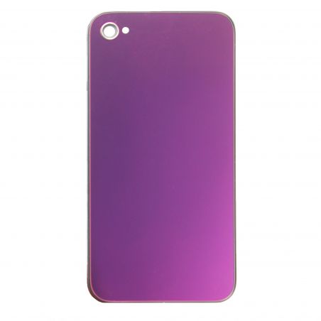 Achat Face arrière de remplacement iPhone 4S miroir Pourpre Mauve IPH4S-206X