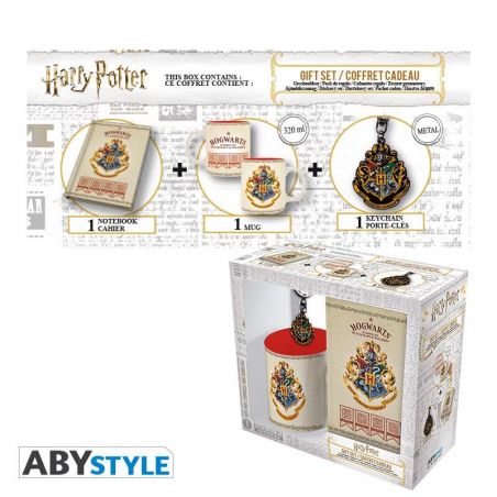 Achat HARRY POTTER - Coffret cadeau Poudlard [Mug + Porte-clés + Cahier "Poudlard"] ABYSSE-17