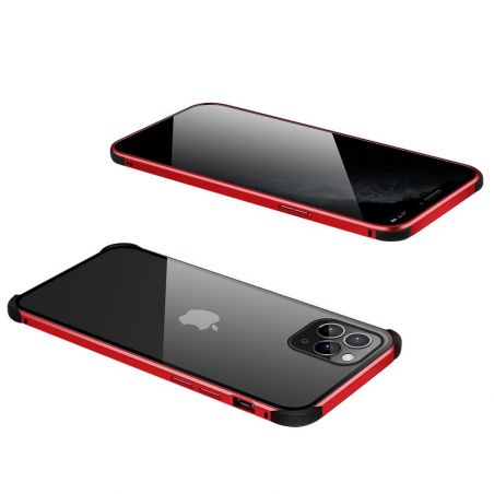 Case 360 iPhone 11 (Magnetisch slot + gehard glas)