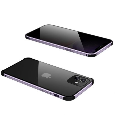 Case 360 iPhone 11 Pro (Magnetic lock + Tempered glass)