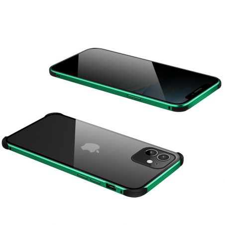 Case 360 iPhone 11 Pro MAX (Magnetverschluss + gehärtetes Glas)