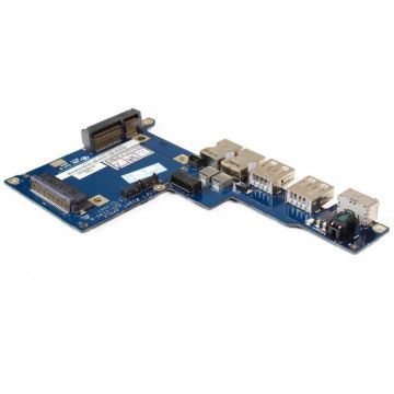 Left Input/Output Map - MacBook Pro 2008  MacBook Pro 17" spare parts Beginning of 2008 (A1261 - EMC 2199) - 3