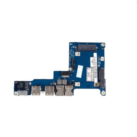 Left Input/Output Map - MacBook Pro 2008  MacBook Pro 17" spare parts Beginning of 2008 (A1261 - EMC 2199) - 4