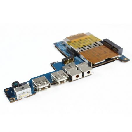 Left Input/Output Map - MacBook Pro Late 2007  MacBook Pro 17" spare parts end of 2007 (A1229 - EMC 2137) - 2