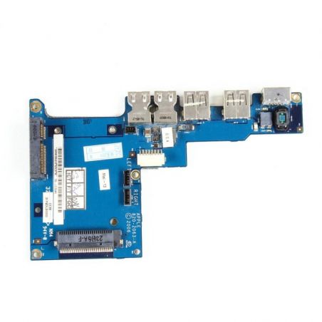 Left Input/Output Map - MacBook Pro Mid 2006  MacBook Pro 17" spare parts Mid 2006 (A1151) - 4