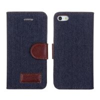 Jeans Kaarthouder hoes iPhone 5/5S/SE  Dekkingen et Scheepsrompen iPhone 5 - 1