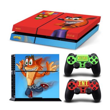 Achat Stickers PS4 Crash Bandicoot STICKERS-PS4-CRASH-BANDICOOT