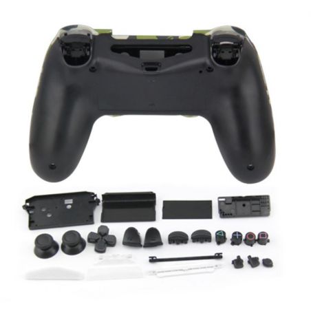 Camouflage-look joystickschelpen + knoppen - PS4