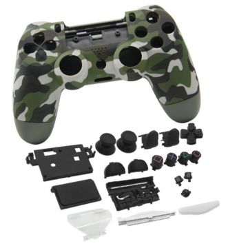 Achat Coque manette look camouflage + bouton - PS4 Slim HS-P4M051