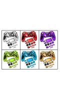 Achat Coques manette chrome + bouton - PS4 Slim HS-P4M044