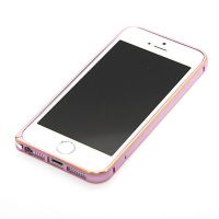 Achat Bumper ultra-fin Aluminium 0,7mm arrondi contour doré iPhone 5/5S/SE