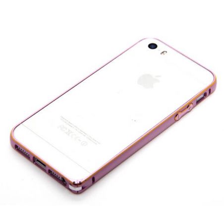 Achat Bumper ultra-fin Aluminium 0,7mm arrondi contour doré iPhone 5/5S/SE