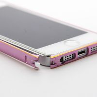 Achat Bumper ultra-fin Aluminium 0,7mm arrondi contour doré iPhone 5/5S/SE