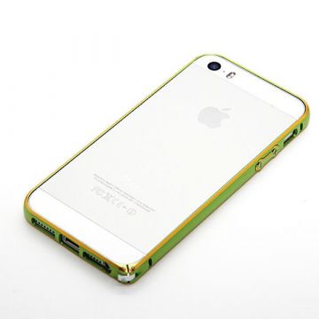 Achat Bumper ultra-fin Aluminium 0,7mm arrondi contour doré iPhone 5/5S/SE