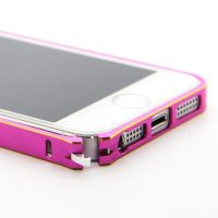 Achat Bumper ultra-fin Aluminium 0,7mm arrondi contour doré iPhone 5/5S/SE