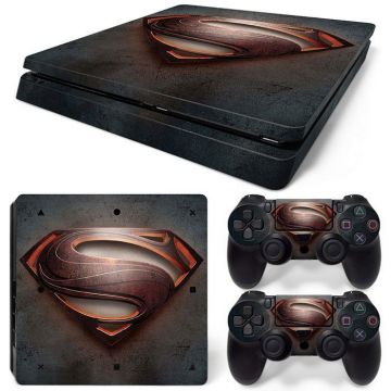 Superman Skin voor PS4 Slim (Stickers)