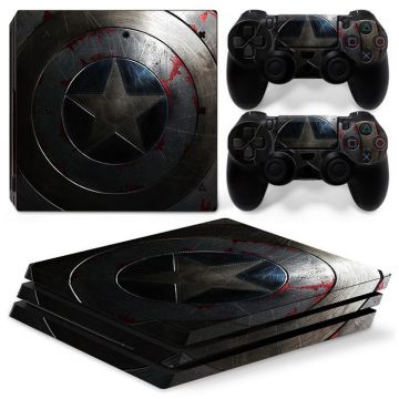 Achat Skin Captain America pour PS4 Pro (Stickers) SKINOS4P-1