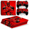 Skin Deadpool für PS4 Pro (Aufkleber)