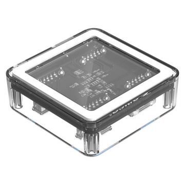 Hub 4 USB 3.0 Transparent (quadratisches Modell)