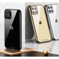 Achat Coque TPU brillante transparente + contour G-CASE Shiny Series - iPhone 12 Mini COQUE-TPU-IP12M