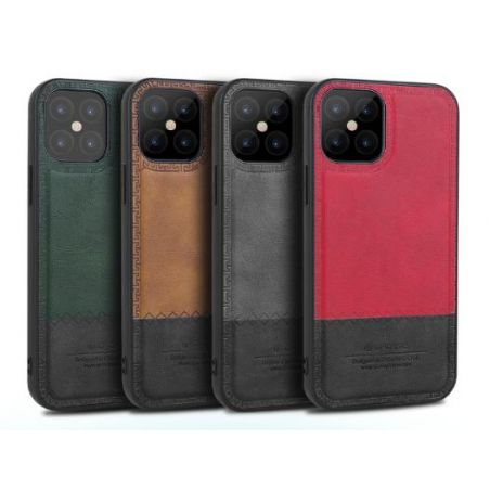 Achat Coque effet cuir G-CASE Rost Series - iPhone 12 Mini COQUE-GCASE-IP12MINI