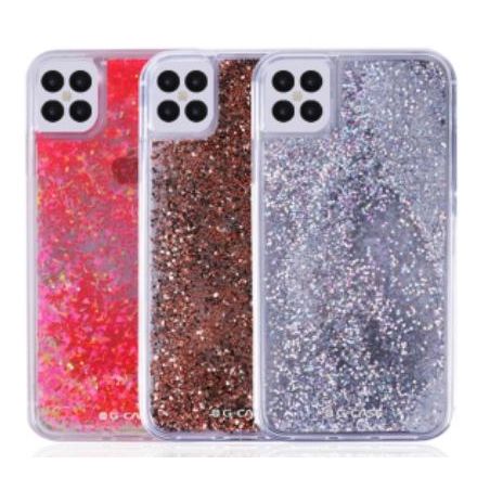 Glitzertasche G-CASE Sternenflüstern - iPhone 12 Mini