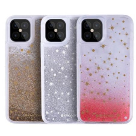 Achat Coque paillettes C01 G-CASE Star Whisper - iPhone 12/12 Pro COQUE-C01-IP12