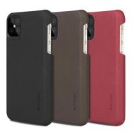 Achat Coque silicone effet cuir G-CASE New Noble Series - iPhone 12 Mini COQUE-SILI-IPH12M