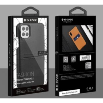 Achat Coque cuir + porte-cartes G-CASE Cardcool Series - iPhone 12/12 Pro COQUE-CARDCOOL-IP12